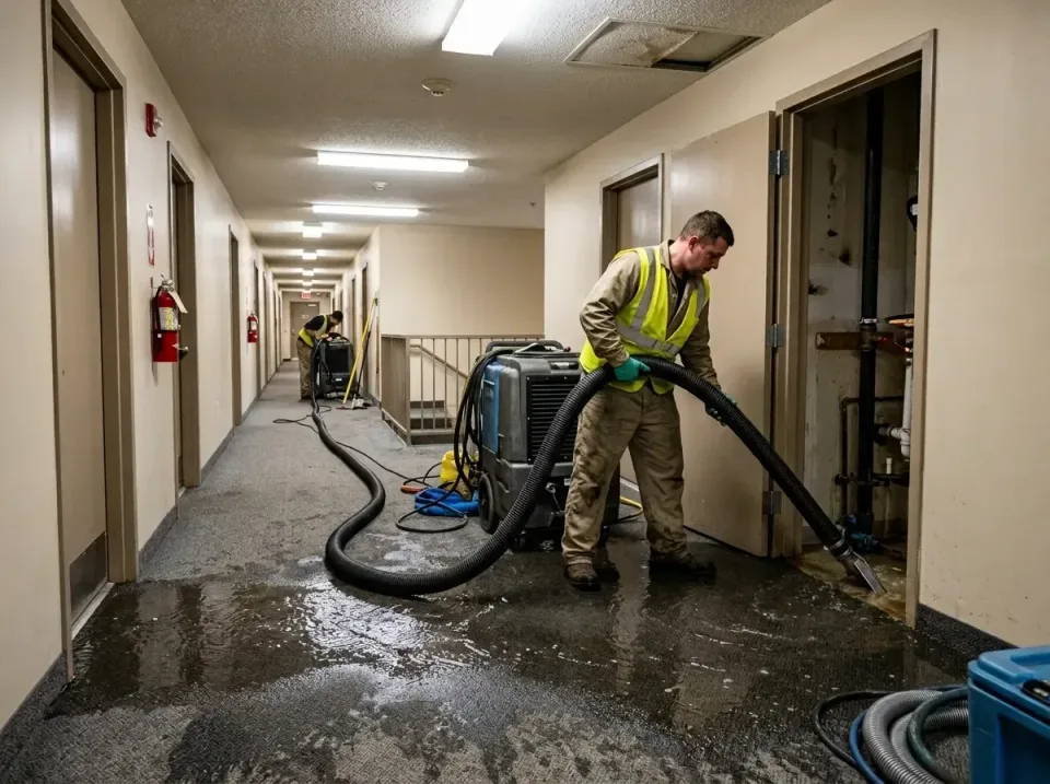 multi-unit-apartment-hallway-f-005 — frequently asked questions, Emergency Burst Pipe Water Extraction & Removal in Littlest…